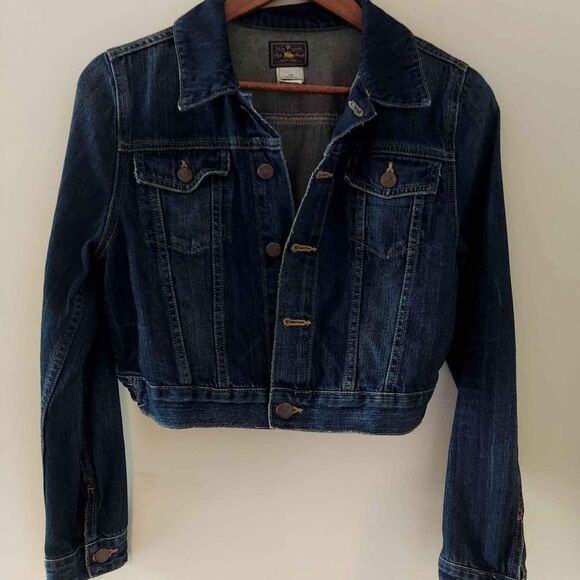 Ralph Lauren Girls Crop Jean Jacket ~ sz 16 - Picture 1 of 5